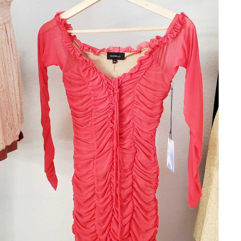 REVOLVE Majorelle Darling Dress Pink Coral(XS) NWT